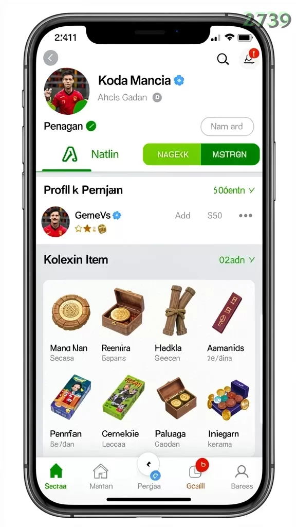 Cuplikan layar LUCKYDF — aktivitas